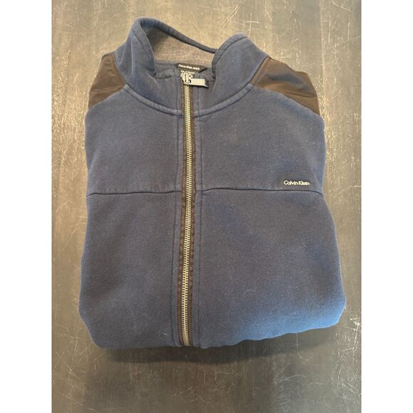 Calvin Klein Mens Zip-up Size XXL EUC - Picture 3 of 3